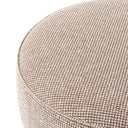 Aveline Large Round Ottoman - Barrow Taupe