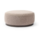 Aveline Large Round Ottoman - Barrow Taupe