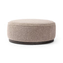 Verity Large Round Ottoman - Barrow Taupe