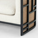 Elysian June Chair - Brushed Ebony Thames Cream