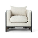 Elysian June Chair - Brushed Ebony Thames Cream