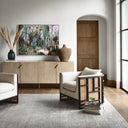 Elysian June Chair - Brushed Ebony Thames Cream