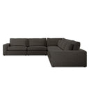 Aveline Bloor 6-Piece Sectional - Landale Charcoal