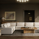 Aveline Bloor 6-Piece Sectional - Crypton Nomad Marshmallow