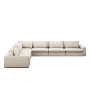 Aveline Bloor 6-Piece Sectional - Crypton Nomad Snow