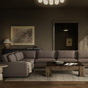 Aveline Bloor 6-Piece Sectional - Savoy Coffee