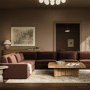 Aveline Bloor 6-Piece Sectional - Surrey Auburn