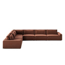 Aveline Bloor 6-Piece Sectional - Surrey Auburn