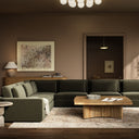 Aveline Bloor 6-Piece Sectional - Surrey Olive