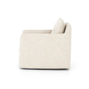 Arista Banks Slipcover Swivel Chair - Cambric Ivory