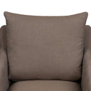 Arista Banks Slipcover Swivel Chair - Savoy Coffee