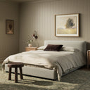 Luxe Haven Aidan Bed - Queen Plushtone Linen