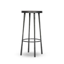 Elysian Westwood Bar Counter Stool - Bar Hammered Gunmetal