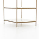 Solara Felix Nightstand - Antique Brass