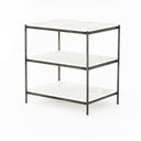 Aurelia Nightstand - Hammered Grey