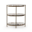 Celes Felix Oval Nightstand - Canyon Antique Brass