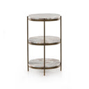 Aurelia Oval Nightstand - Canyon Antique Brass