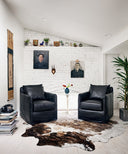 Aveline Tulip Side Table - Raw Nickel