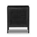 Aveline Sydney Nightstand - Right Black Wash W Black Cane