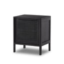 Vista Nightstand - Right Black Wash W Black Cane