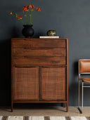 Caelum Tall Dresser - Brown Wash