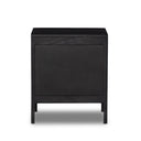 Aveline Sydney Nightstand - Left Black Wash W Black Cane