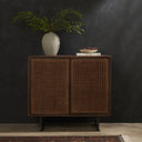 Seraphine Carmel Small Cabinet - Brown Wash