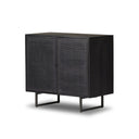 Seraphine Carmel Small Cabinet - Black Wash
