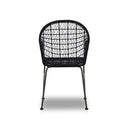 Solara Outdoor Woven Dining Chair - Smoke Black None