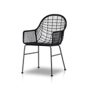 Solara Outdoor Woven Dining Chair - Smoke Black None