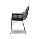 Solara Outdoor Woven Dining Chair - Smoke Black None