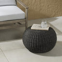 Aria Outdoor Accent Stool - Vintage Coal