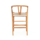 Aveline Bar Counter Stool - Counter Natural Teak None