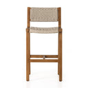 Verity Outdoor Bar Counter Stool - Bar Stool Natural Teak