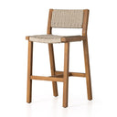 Verity Outdoor Bar Counter Stool - Bar Stool Natural Teak