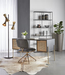 VIRTU SWIVEL DINING CHAIR - BRAVO BLACK