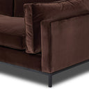 Verity Grammercy 2-Piece Chaise Sectional - Right Chaise Surrey Cocoa