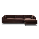 Verity Grammercy 2-Piece Chaise Sectional - Right Chaise Surrey Cocoa
