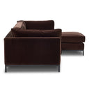 Verity Grammercy 2-Piece Chaise Sectional - Right Chaise Surrey Cocoa