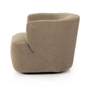 Seraphina Mila Swivel Chair - Sheepskin Camel