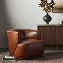 Elysian Swivel Chair - Riviera Cognac