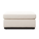 Calista Colt Sectional Ottoman - Crypton Nomad Marshmallow