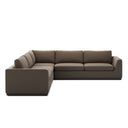 Arista Colt 3-Piece Sectional - Sectional Savoy Coffee