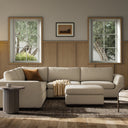 Sinclair 3-Piece Sectional - Sectional Ottoman Savoy Parchment