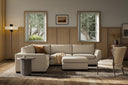 Sinclair 3-Piece Sectional - Sectional Ottoman Savoy Parchment