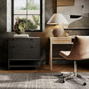 Talis Trey Modular Filing Cabinet - Black Wash Poplar