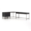 Solara Trey Filing Cabinet Desk System - Black Wash Poplar