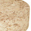 Aveline Hudson Round Coffee Table - Bark Paper