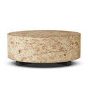 Solara Hudson Round Coffee Table - Bark Paper