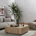 Meridian Square Coffee Table - Ashen Walnut